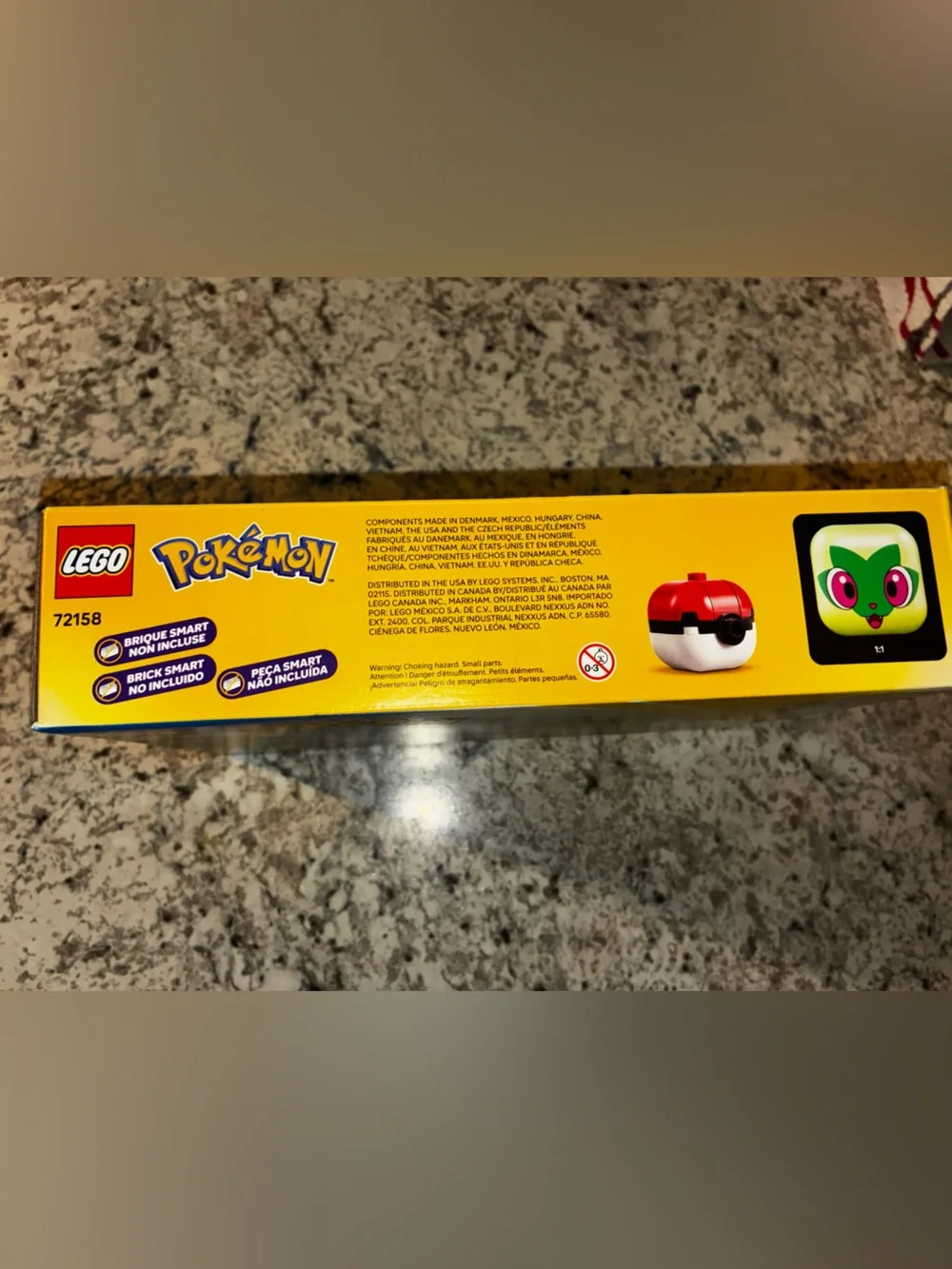 Lego Pokémon Battle Spinner Set - Green/Blue/Red/White